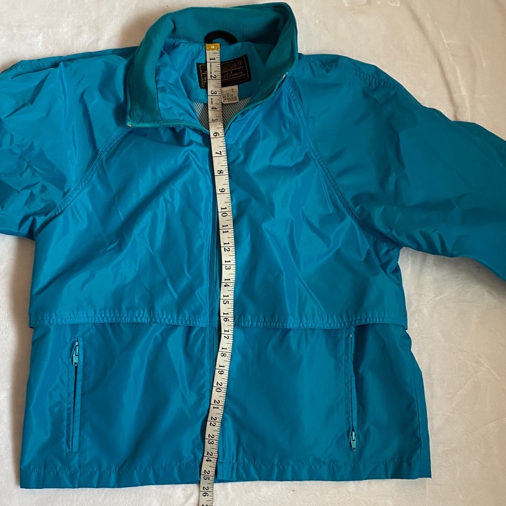 Eddie Bauer Women's Bright Blue Raincoat - Picture 7 of 8